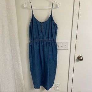Old Navy Denim Midi Dress